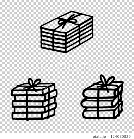 シンプルな雑誌のイラスト素材 124080829