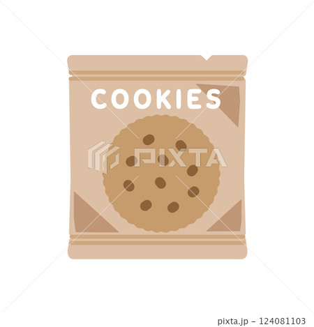 クッキー　袋入り　イラスト 124081103