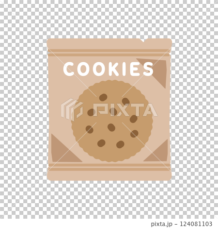 クッキー　袋入り　イラスト 124081103