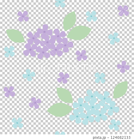 繡球花無縫模式 124082133