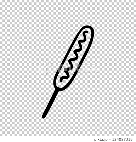 簡單的法蘭克福插圖素材 簡單的法蘭克福插圖素材 124087319