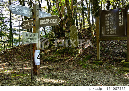御坂山地の女坂峠(阿難坂峠) 御坂山地の女坂峠(阿難坂峠) 124087385