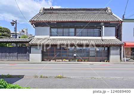 中山道安中宿散歩：旧中山道沿いの旧家　群馬県安中市 124089400