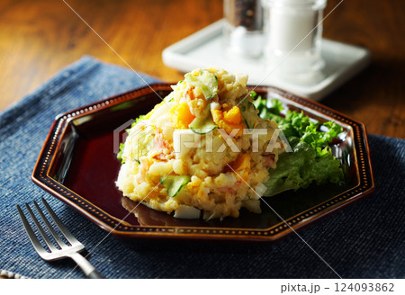 卵入りポテトサラダ 卵入りポテトサラダ 124093862