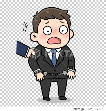 被捕的工薪族 124095313