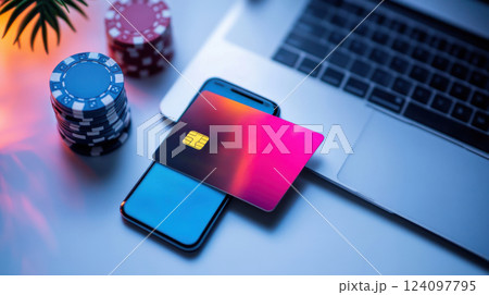 High balance warning on phone screen, gambling addiction and financial stress. Online casino problem High balance warning on phone screen, gambling addiction and financial stress. Online casino problem 124097795