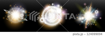 glowing light effect on transparent background glowing light effect on transparent background 124099094