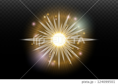 vector illustration of a light 124099501