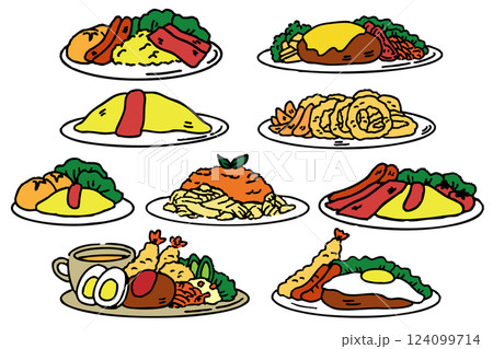 洋食セット 124099714