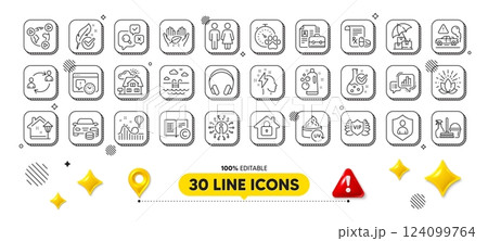 Graph chart, Lotus and Buy car line icons pack. 3d design elements. Headphones, Info, Video conference web icon. Vip security, Hypoallergenic tested, Copyright pictogram. Vector Graph chart, Lotus and Buy car line icons pack. 3d design elements. Headphones, Info, Video conference web icon. Vip security, Hypoallergenic tested, Copyright pictogram. Vector 124099764