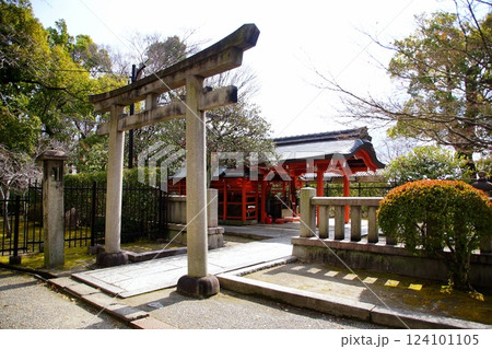 京都府　東寺・八島神社 八島社殿　京都市 南区 九条町　2022年2月 124101105