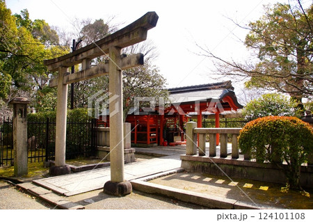 京都府　東寺・八島神社 八島社殿　京都市 南区 九条町　2022年2月 124101108