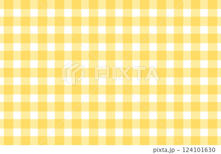 手書き風のシンプルなギンガムチェックの背景素材 124101630