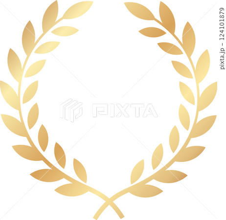 Circular golden laurel wreath symbolizing success, achievement, and victory, ideal for awards, logos, and emblems representing triumph and excellence Circular golden laurel wreath symbolizing success, achievement, and victory, ideal for awards, logos, and emblems representing triumph and excellence 124101879