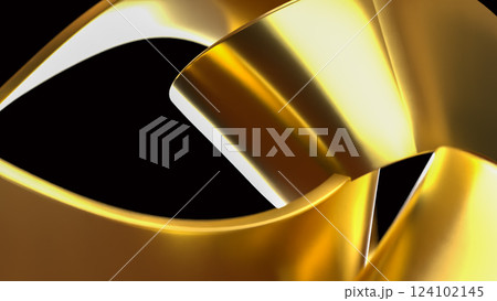 The Gold Abstract image for Abstract Background  3d Rendering. 124102145