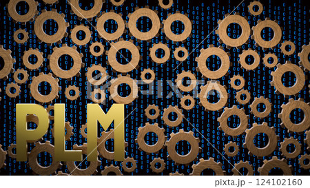 The PLM or Product Lifecycle Management for Business concept 3d Rendering. The PLM or Product Lifecycle Management for Business concept 3d Rendering. 124102160