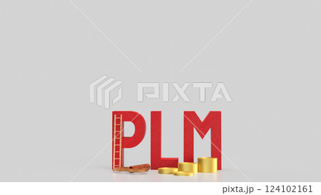 The PLM or  Product Lifecycle Management  for Business concept 3d Rendering. 124102161