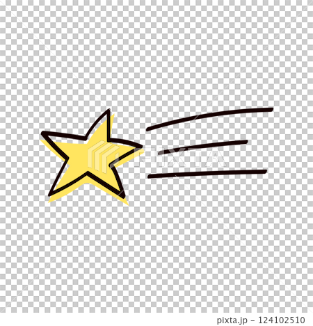 流星的例證 124102510