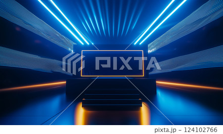 最先端のデジタルショールーム 124102766