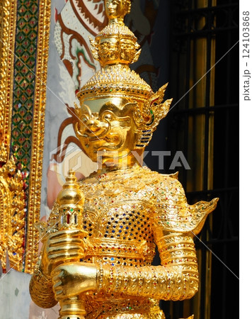 ワット プラケオ ワット 守護神 ワット プラケオ ワット 守護神 124103868