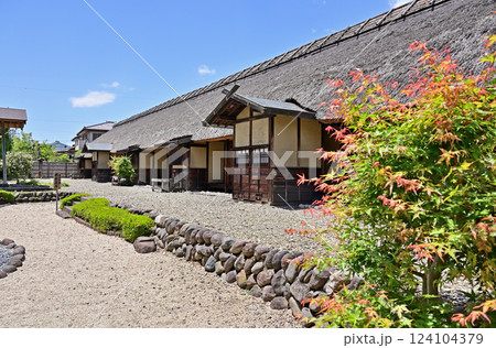 中山道安中宿散歩：旧安中藩武家長屋　安中市安中 124104379