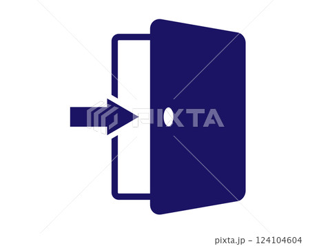 ログインアイコン(入室マーク) ログインアイコン(入室マーク) 124104604