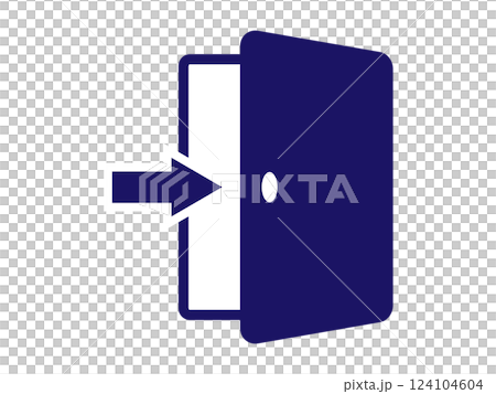 ログインアイコン(入室マーク) ログインアイコン(入室マーク) 124104604