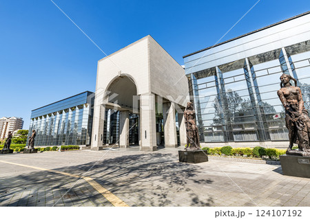 福岡県福岡市 快晴の福岡市博物館 福岡県福岡市 快晴の福岡市博物館 124107192