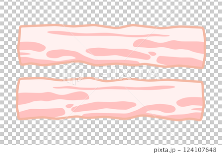 培根向量插圖簡單 124107648