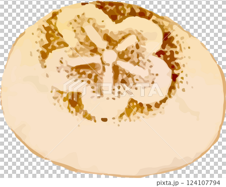 Ume-shaped baked goods 124107794