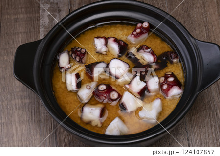 蛸の炊き込みご飯を作る工程レシピ 蛸の炊き込みご飯を作る工程レシピ 124107857