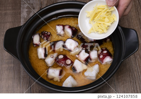 蛸の炊き込みご飯を作る工程レシピ 124107858