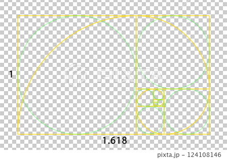 黄金比 螺旋 黄金比 螺旋 124108146