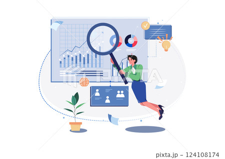 Market Researcher gathering consumer insights. 124108174