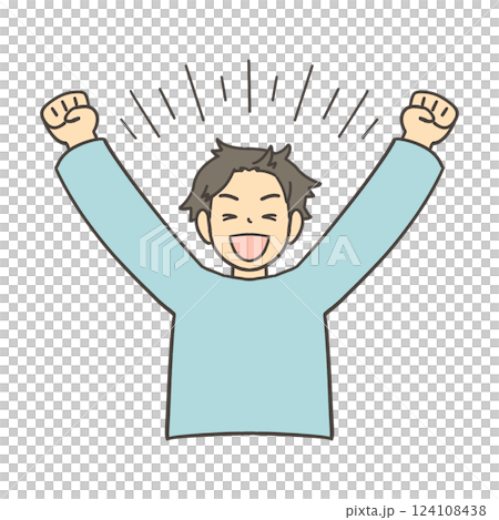 A man who is 10 years old A man who is 10 years old 124108438