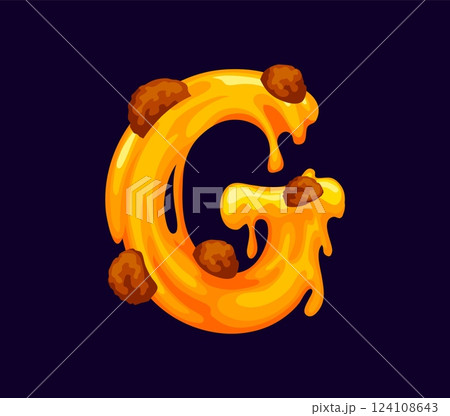 Fast food pasta meal cartoon alphabet font typeface letter G. Fastfood restaurant cartoon English typeset G letter, fast food cafe appetizer vector font symbol. Takeaway meal Latin alphabet letter Fast food pasta meal cartoon alphabet font typeface letter G. Fastfood restaurant cartoon English typeset G letter, fast food cafe appetizer vector font symbol. Takeaway meal Latin alphabet letter 124108643