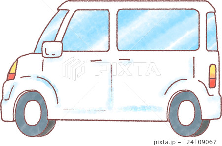 白い車 白い車 124109067