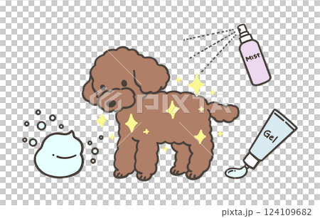 犬のスキンケア 124109682