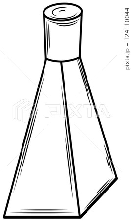Triangle-shaped perfume bottle with a cylindrical cap Triangle-shaped perfume bottle with a cylindrical cap 124110044