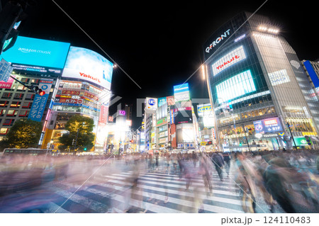 渋谷スクランブル交差点 渋谷スクランブル交差点 124110483