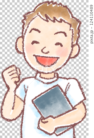 医学療法士_介護士_男性_上半身 124110489