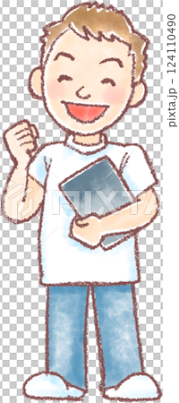 医学療法士_男性_全身 124110490