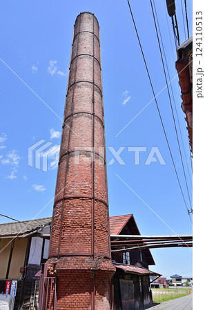 中山道安中宿散歩:煉瓦積みの煙突 安中市安中 中山道安中宿散歩:煉瓦積みの煙突 安中市安中 124110513