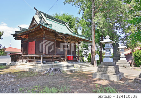 中山道安中宿散歩：愛宕神社　安中市安中 124110538