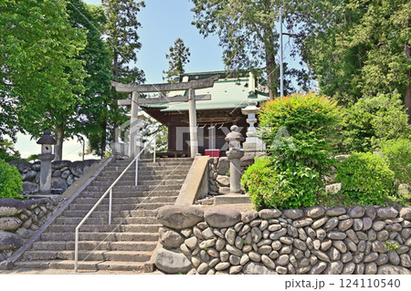 中山道安中宿散歩：愛宕神社　安中市安中 124110540