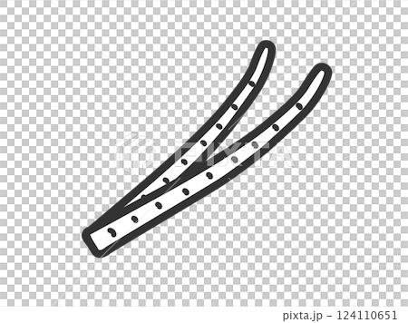 牛蒡圖示插圖(線條描畫) 牛蒡圖示插圖(線條描畫) 124110651