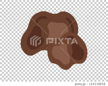 Illustration of wood ear icon 124110658