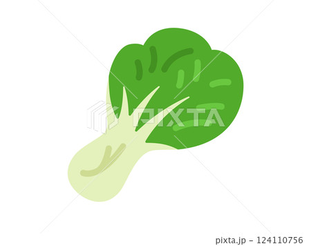 チンゲン菜のアイコンのイラスト 124110756