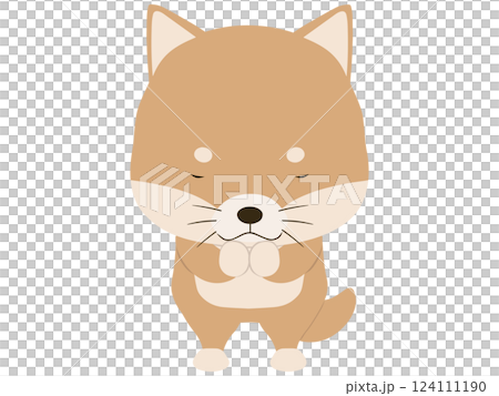 Praying Shiba Inu 124111190
