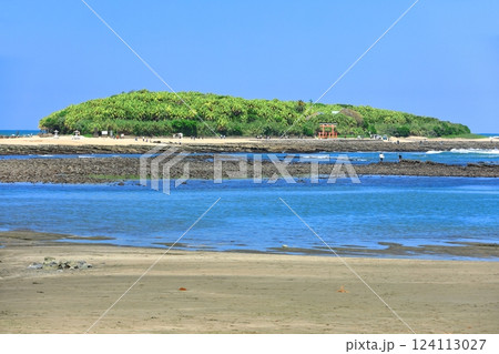 【宮崎県】快晴の青島（鬼の洗濯板） 124113027